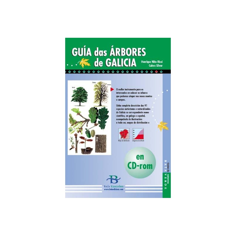 Guía das árbores de Galicia en CD-rom